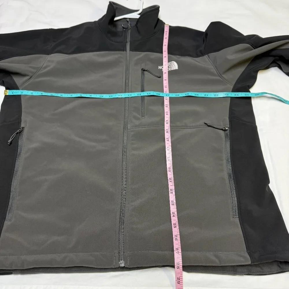 The North Face‎ Men’s Apex Bionic Jacket XL Black Gray Softshell EUC